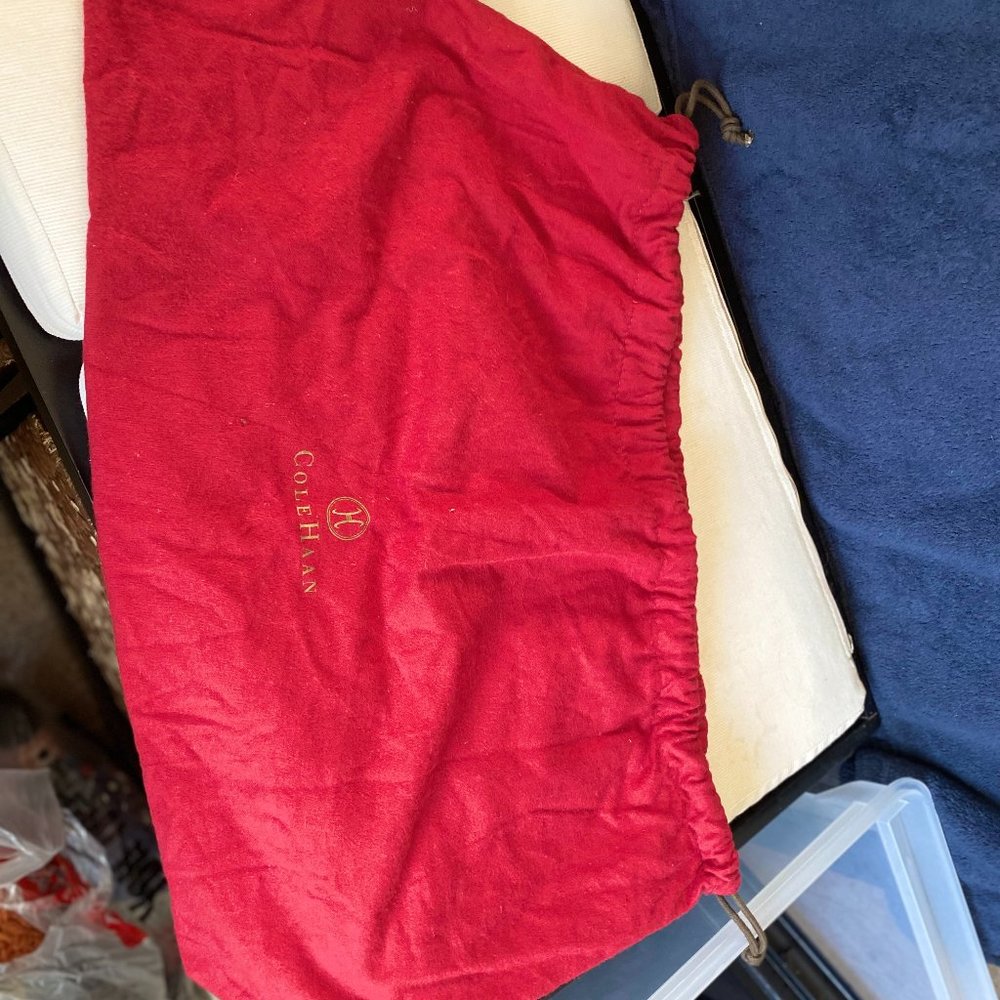 Cole Haan red dust bag